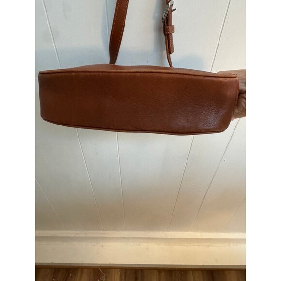 Vintage Coach Hampton Demi Pouch Shoulder Bag Purse Brown Leather 7785 Y2K - Picture 7 of 12